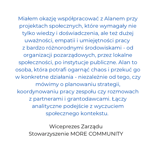 Maciej | MORE